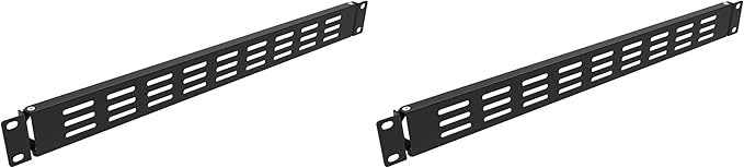 1U Hinged Vented Rack Mount Blank Panel Spacer by Followme