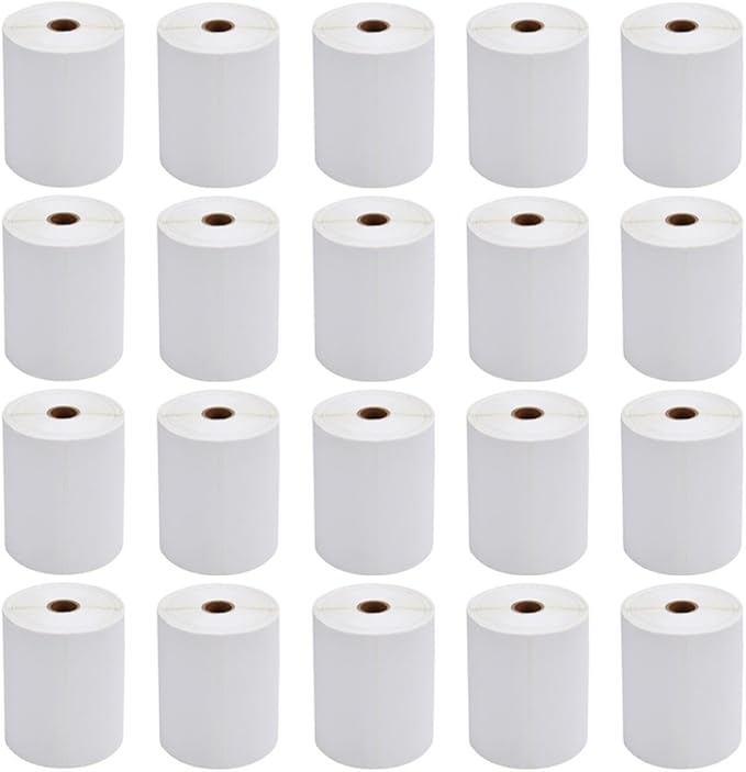 FungLam Thermal Labels 4x6 Direct Thermal Shipping Labels, 20 Rolls by FungLam