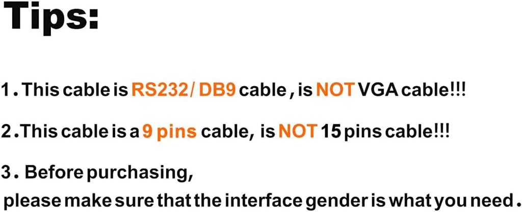 CableCreation USB to RS232 Serial Adapter, USB to RS232 Gold Plated DB9 Serial - Image 3