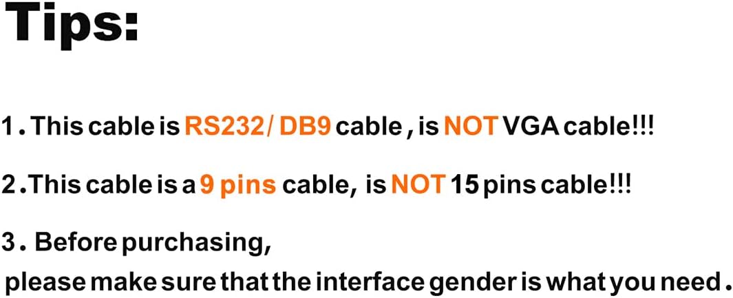 CableCreation USB to RS232 Serial Adapter, USB to RS232 Gold Plated DB9 Serial - Image 3
