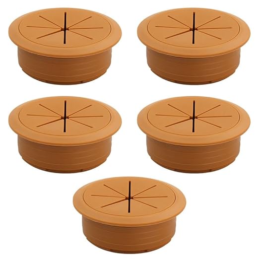 5 Pcs Desk Grommet 2" / 50 mm, Desk Hole Cover by EASYEAH