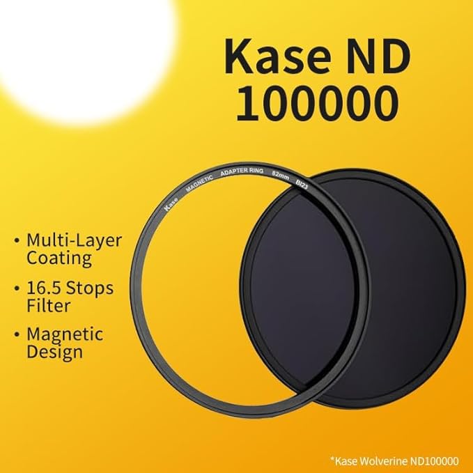 Kase Wolverine 67mm ND100000 16.5 Stop Magnetic Neutral Density Filters Incl - Image 5