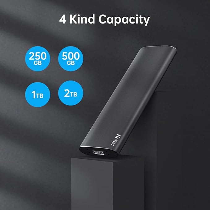 Netac 1TB Portable SSD USB 3.2 Gen 2 External Solid State Drive Backup Slim - Image 7