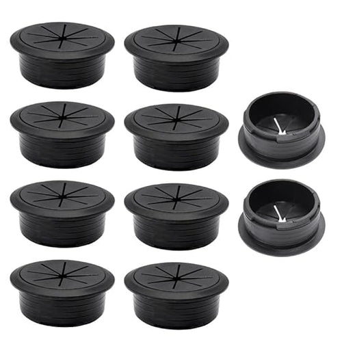 10 Pcs Desk Grommet 2" / 50 mm, Desk Hole Cover by EASYEAH