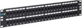 ICC CAT5e Feed-Through Patch Panel, 48 Port, 2U Rackmount, RJ45 Ethernet Patch by ICC