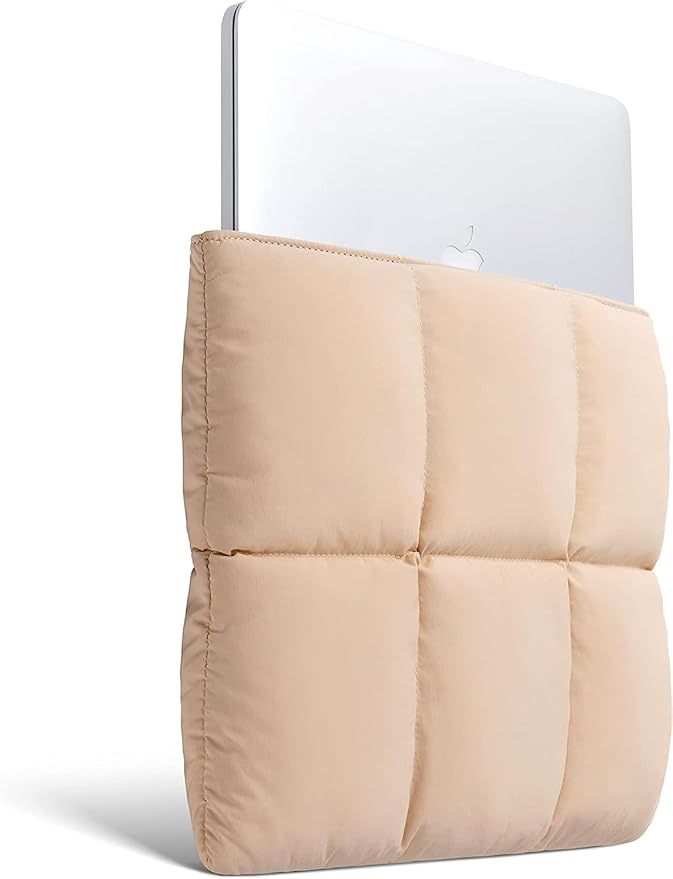 Comfyable Puffy Laptop Sleeve 13 Inch 14 Inch, Quilted Puffer Laptop Carrying - Image 2