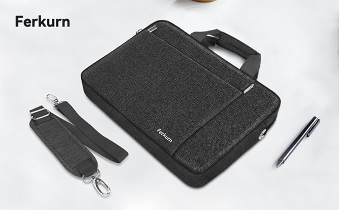 Ferkurn Laptop Bag Case for Women Men Computer Bag Compatible - Image 8