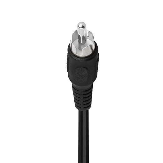 Cmple - One RCA Mono Male to Two RCA Stereo Female Y-Cable, Plug to 2 x Jack - Image 3