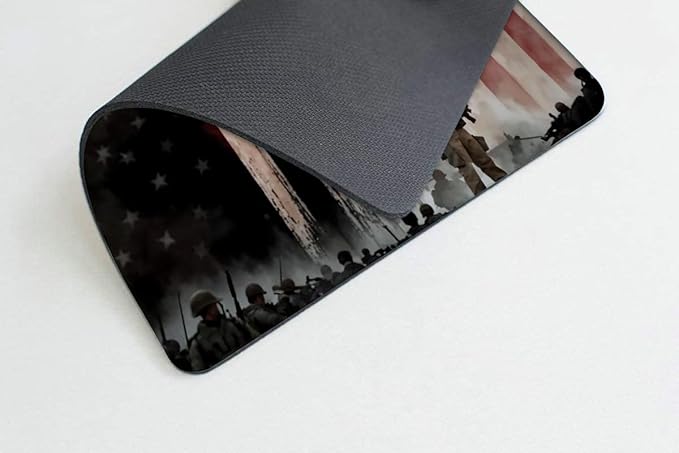 Sunshine Warrior Flag Mouse pad Customized Mousepad Non-Slip Rubber Base Mouse - Image 3
