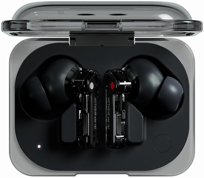 Nothing Ear Wireless Earbuds, 45dB Hybrid Noise Cancelling Earbuds, Hi-Res Audio by NothingR