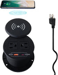 ZESHAN Desk Power Grommet Desktop Power Outlet Sofa Table Outlet by ZESHAN