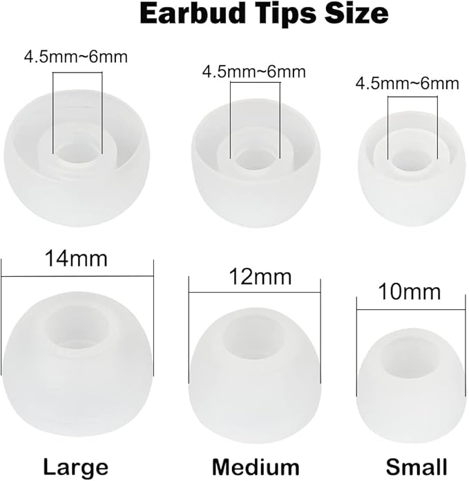 Earbud Tips - Replacement Earbud Covers & Headphone Earpads - Compatible - Image 6