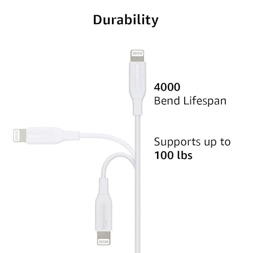 Amazon Basics USB-2.0 Type C to Lightning Cable, 3 Feet - Image 3