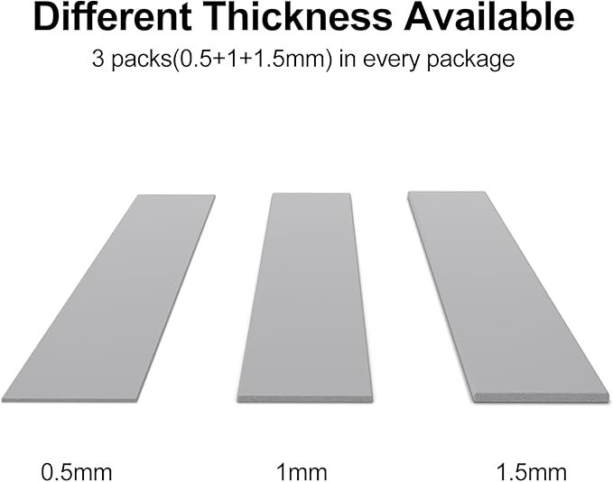 Aairhut 3 Pack 13 W/m.K Thermal Pads M.2, 70 x 20 mm x Highly Efficient Thermal - Image 6