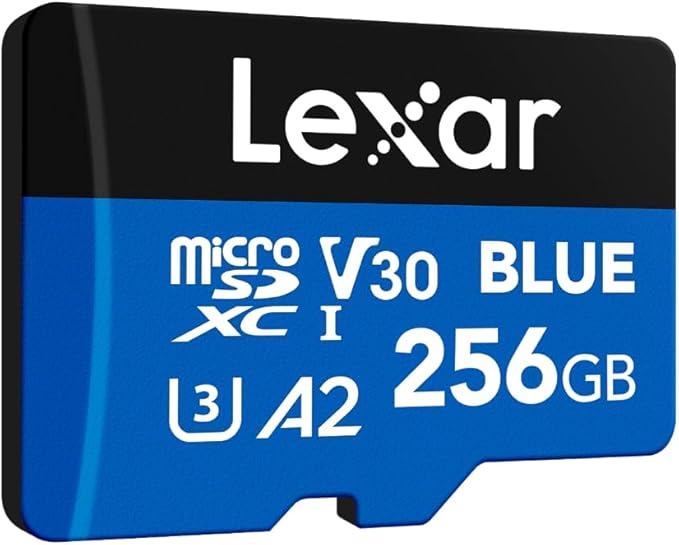 Lexar 256GB 2 Pack Blue Micro SD Card Up to 160MB/s, microSDXC UHS-I Memory Card - Image 8