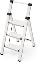 Taranta 3 Step Ladder, Lightweight Aluminum Step Stool by TARANTA