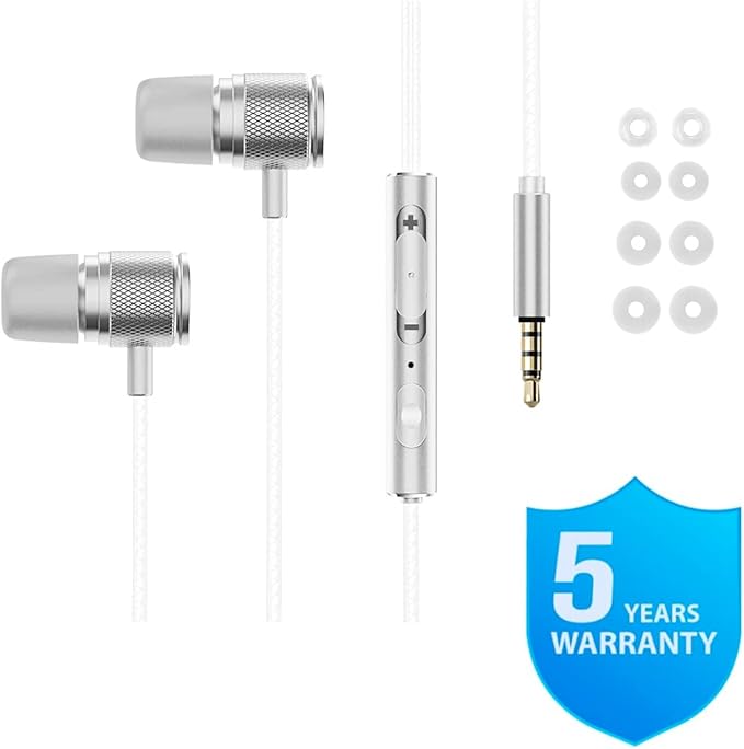 LUDOS Ultra Wired Earbuds in-Ear Headphones, 5 Years Warranty, Earphones - Image 6