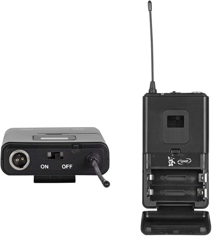 wenwen Wireless Microphone System Pro Audio 8 Channel UHF 8 Lavalier Bodypacks - Image 8