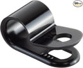 GTSE Black Nylon Plastic Cable Clamps, 1/4" Screw Mounts by GTSE