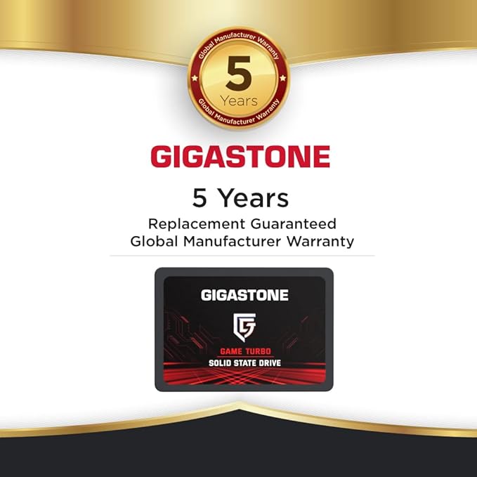 Gigastone SATA SSD 256GB 2.5 inch SSD 520MB/s Upgrade Laptop PC Memory and - Image 8