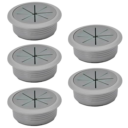 5 Pcs Desk Grommet 2" / 50 mm, Desk Hole Cover by EASYEAH