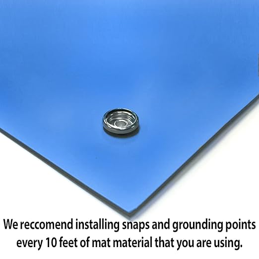 RubberStat Dual Layer ESD Compliant Workstation Rubber Table Mat Kit, Cell - Image 2