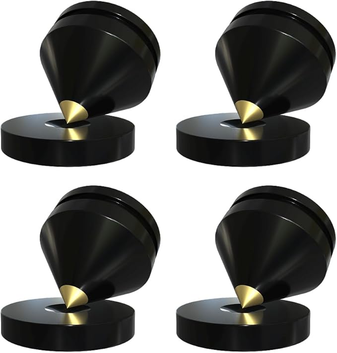 4Pcs Speaker Isolation Spikes Floor Protectors Shockproof Speaker Isolation by Xirhhur