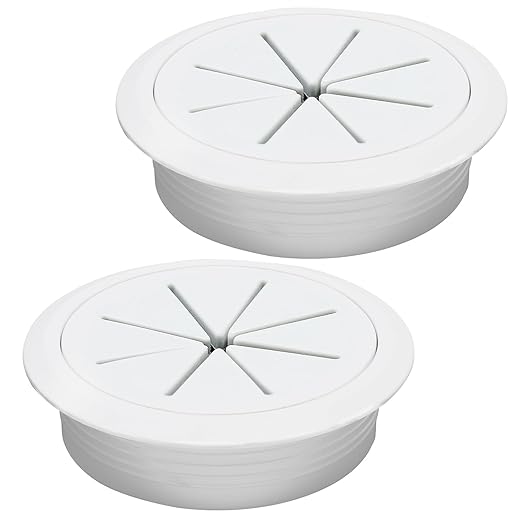Desk Grommet 2-3/8", Desk Hole Cover by BOPOREAE