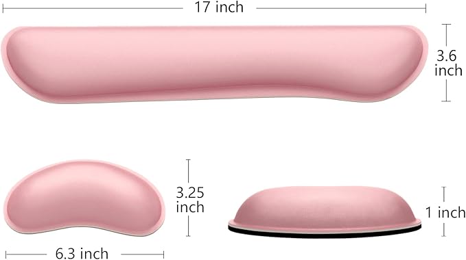 Dapesuom Enlarge Keyboard Wrist Rest, Memory Foam Wrist Cushion - Image 5