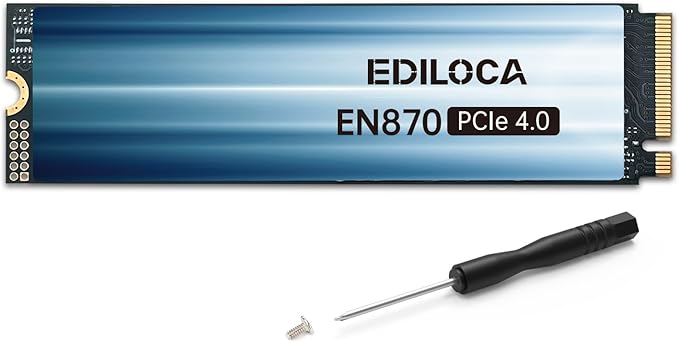 2TB SSD NVMe M.2 2280 PCIe Gen4 x4 Internal Solid State Drive by EDILOCA