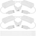 4PCS USB Power Switch Cable USB 2.0 A Male to Female Extension Cord On/Off by MKBKLLJY