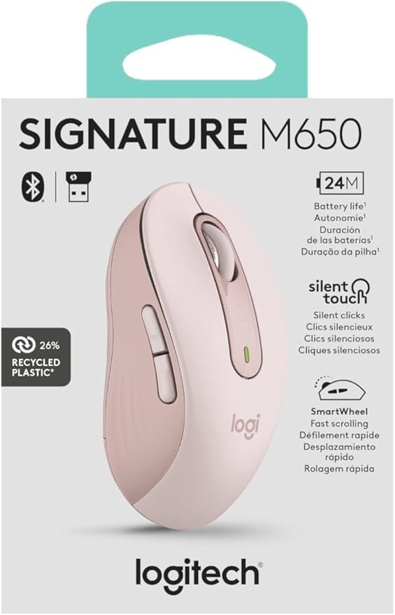 Logitech Wireless Mouse Signature M650- Small Hands, 2-Year Battery, Silent - Image 12