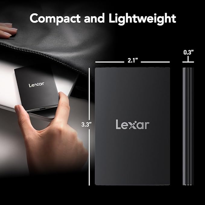 Lexar 1TB SL500 Portable SSD, Compatible w/Type-C Laptops, iPhone 15/16 - Image 3