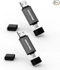 GIGASTONE 256GB Dual Flash Drive Z40 USB 3.2 Gen 1, 2-in-1 Type-A & Type-C by Gigastone