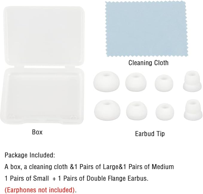 Silicone Ear Tips Earbud Replacement Tips Earbuds Eargels Earpads Earbuds Tips - Image 7