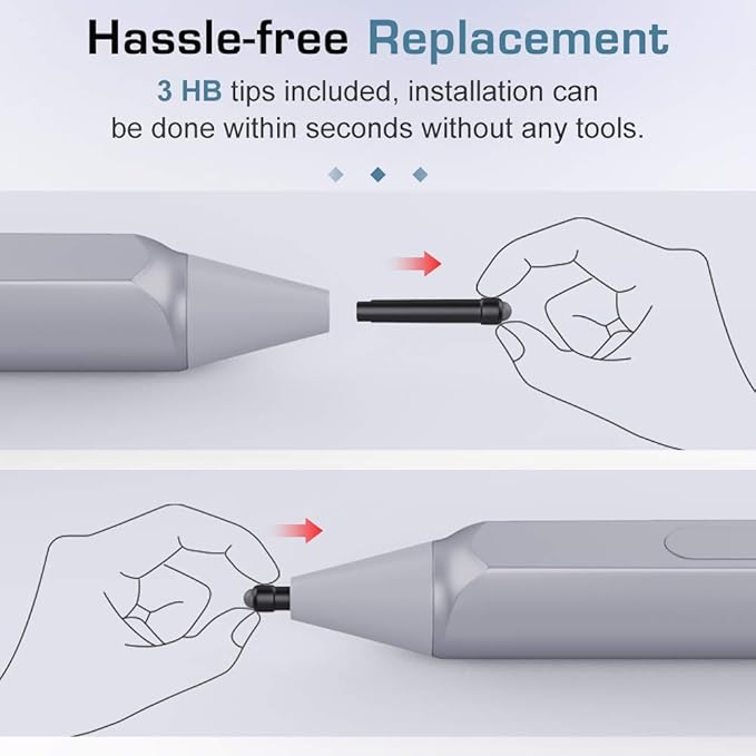 MoKo Pen Tips for Surface Pen, Original Surface Pen Tips Replacement Kit fit - Image 6