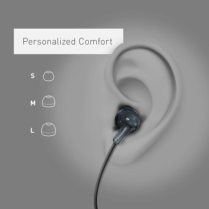 Panasonic ErgoFit Wired Earbuds, In-Ear Headphones - Image 3
