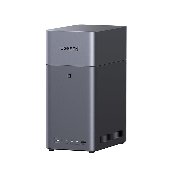 UGREEN NASync DH2300 2-Bay Desktop NAS, Support Capacity 60TB, Remote Access by UGREEN