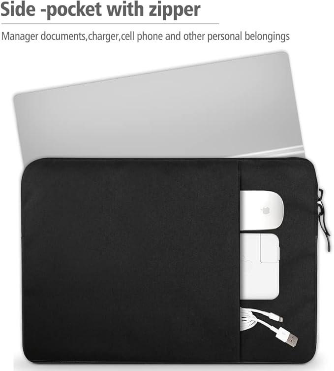 UPERFECT 16.1-inch Polyester Laptop Sleeve Protective Case Vertical Style - Image 3
