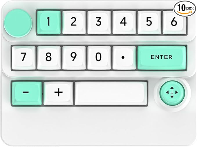 Adventurers W909 Wireless RGB Mechanical Numeric Keypad, Hot-Swappable by Unknown
