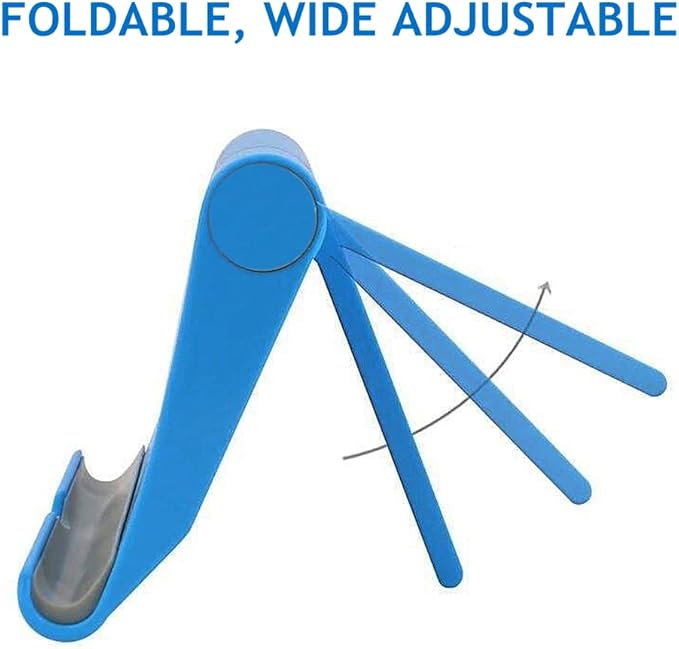 Cell Phone Stand for Desk Foldable Cell Phone Holder Desk Tablet Holder Mobile - Image 7