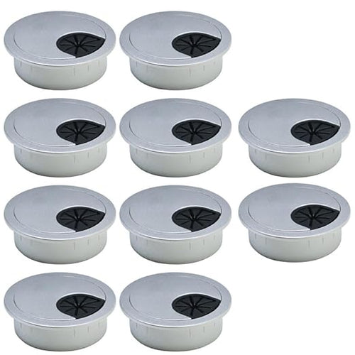 10 Pcs Desk Grommet 2" / 50 mm, Desk Cord Hole Cover, Cable Grommet ABS Plastic by EASYEAH
