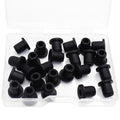 25 Pcs 1/4" Drill Hole, 3/16" ID Silicone Rubber Grommets by BOPOREAE