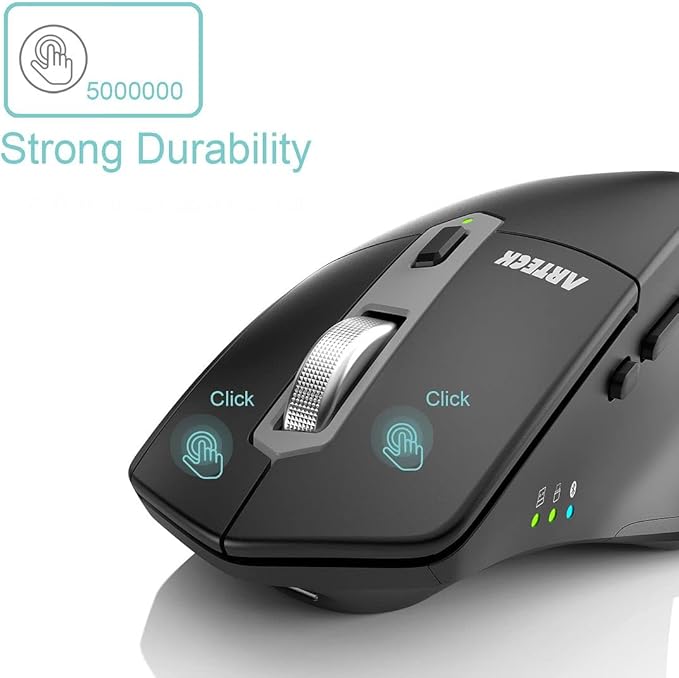 Arteck Multi-Device Wireless Bluetooth Mouse - Image 4