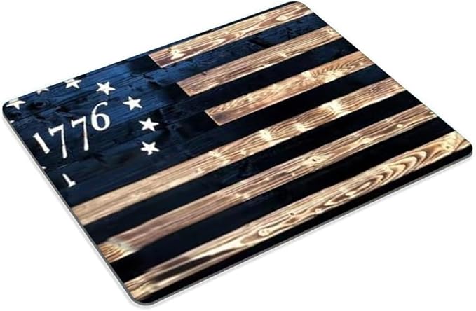 1776 Vintage American Flag Mouse pad Customized Mousepad Non-Slip Rubber Base - Image 2
