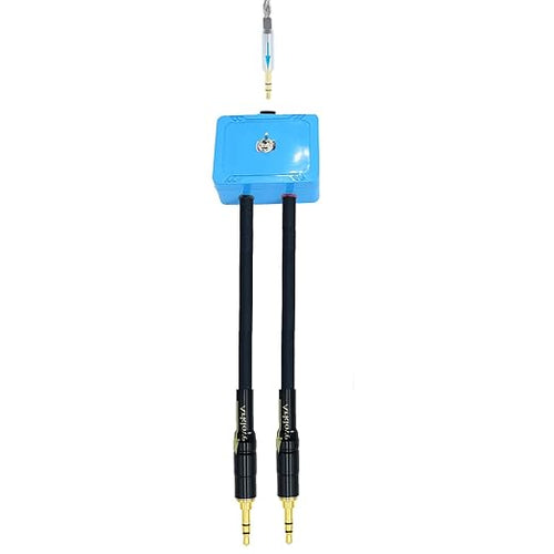 10ft Sound Channel swicher 1/8" aux Input 3.5mm Female to 2X 3.5 Output Switch by Arklove