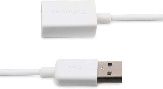 StarTech.com 3m White USB 2.0 Extension Cable Cord - Image 3