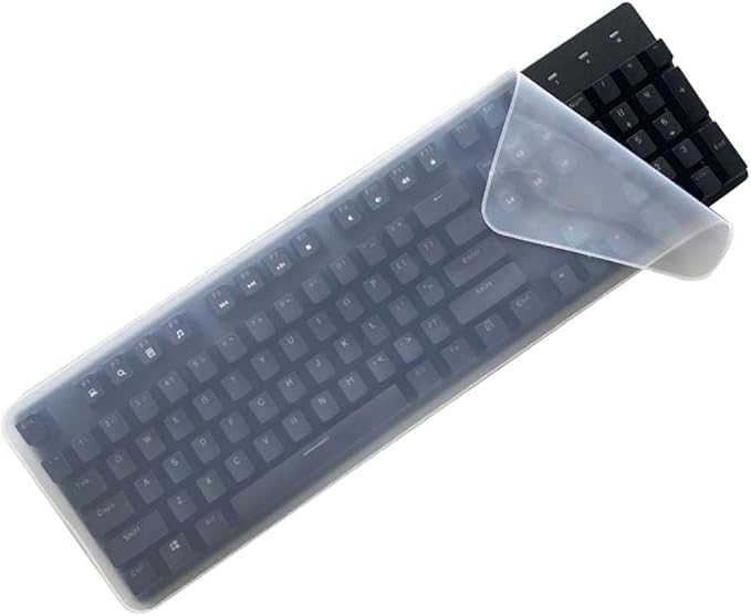 Universal Clear Desktop Computer Keyboard Protection Skin Protector Cover by ANRACHEL