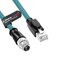 Alvin's Cables M12 8 Pin X Code to RJ45 Industrial Ethernet Cable by AlvinsCables