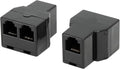 Uvital RJ12 6P6C 1 Female to 2 Female Telephone Line Splitters, Telephone by Uvital